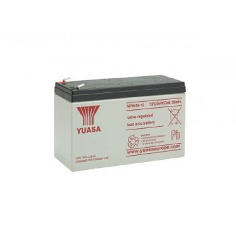 Fukawa YUASA NPW45-12 (12V; 45W/čl (7,5Ah); faston F2-6,3mm; životnosť 5 rokov)