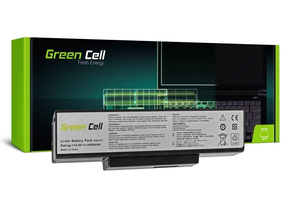 Green Cell Battery A32-K72 A32-N71 pre Asus K72 K72J K72F K73SV N71