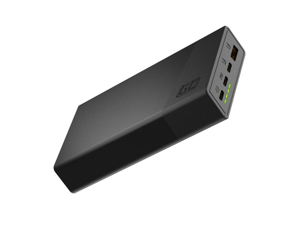 Green Cell Power Bank GC PowerPlay20 20000mAh s rýchlym zapisovaním 2x USB Ultra Charge a 2x USB-C Power Delivery 18W
