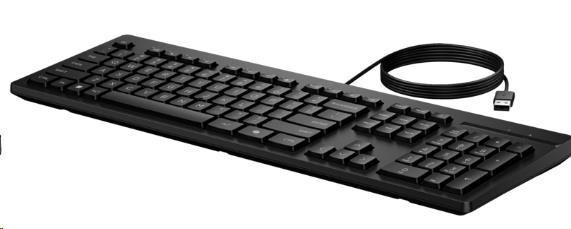 HP 125 G2 Wired USB Keyboard - nemecká