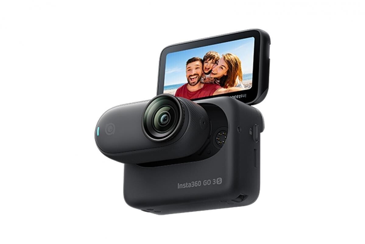 Insta360 GO 3S - 128GB miniatúrna magnetická akčná kamera, čierna