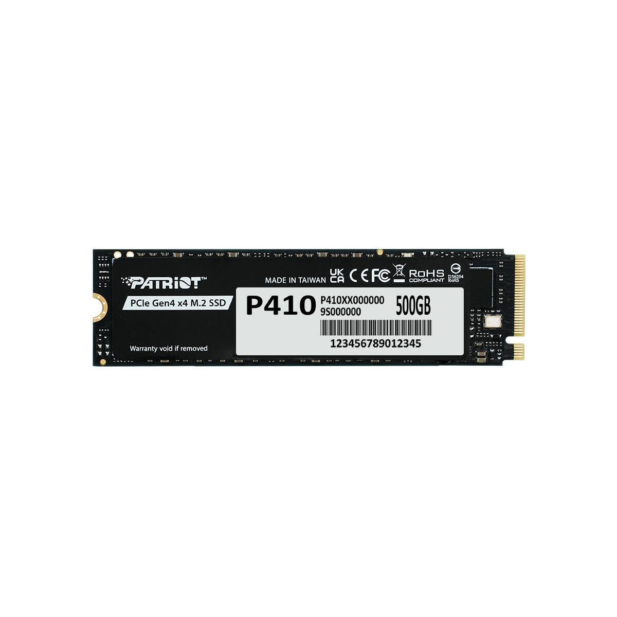 PATRIOT P410/500GB/SSD/M.2 NVMe/5R