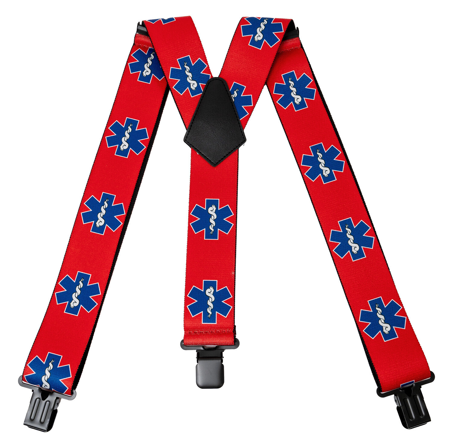 Dizajnové traky pre záchranárov – Aeskulapova palica – červené