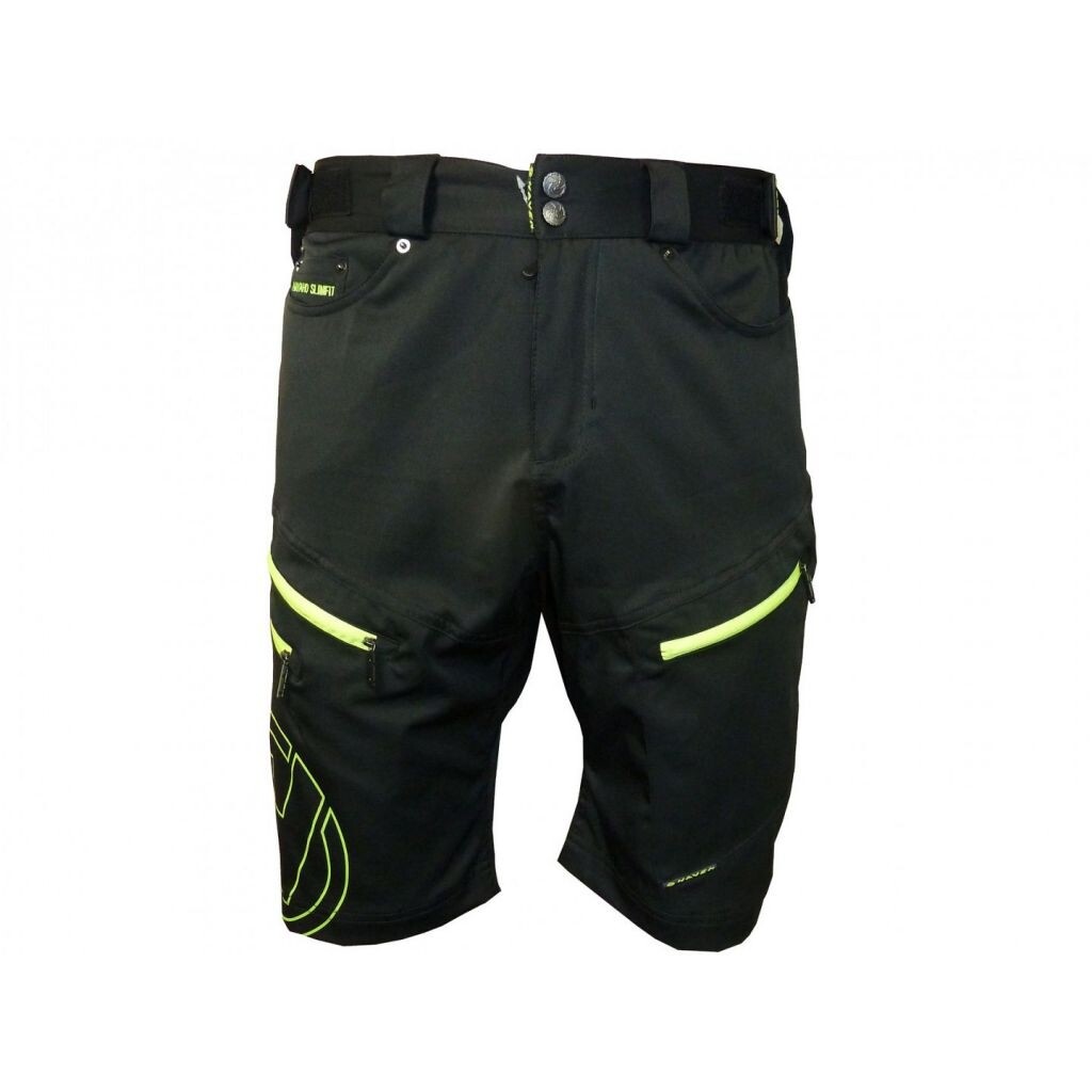 Kraťasy pánske Haven Navaho Slimfit - čierne-zelené, 3XL