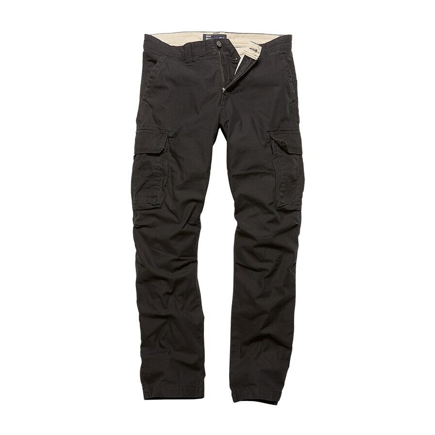 Nohavice Vintage Industries Reef - čierne, L