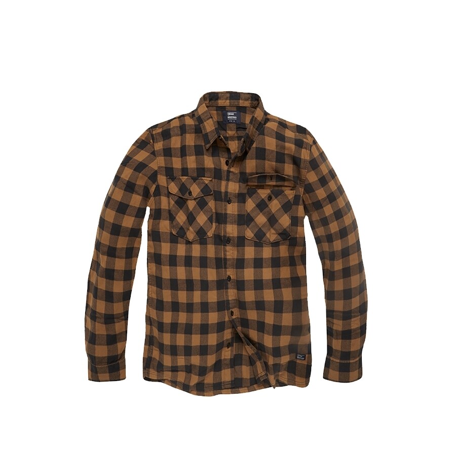 Košeľa Vintage Industries Harley - žltá, S