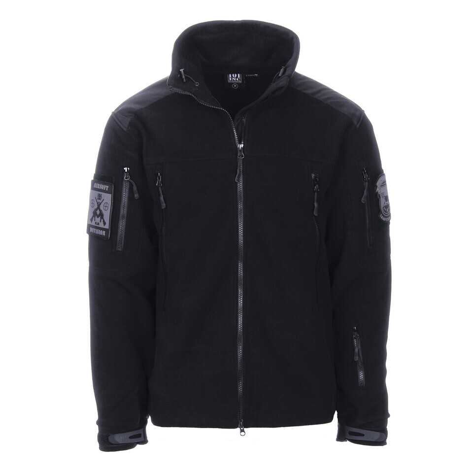 Mikina fleecová 101 Inc Heavy Duty - čierna, S