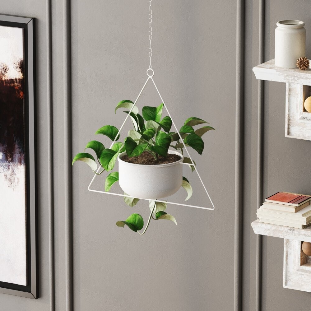 Dekoratívny kvetináč Harpusta - White