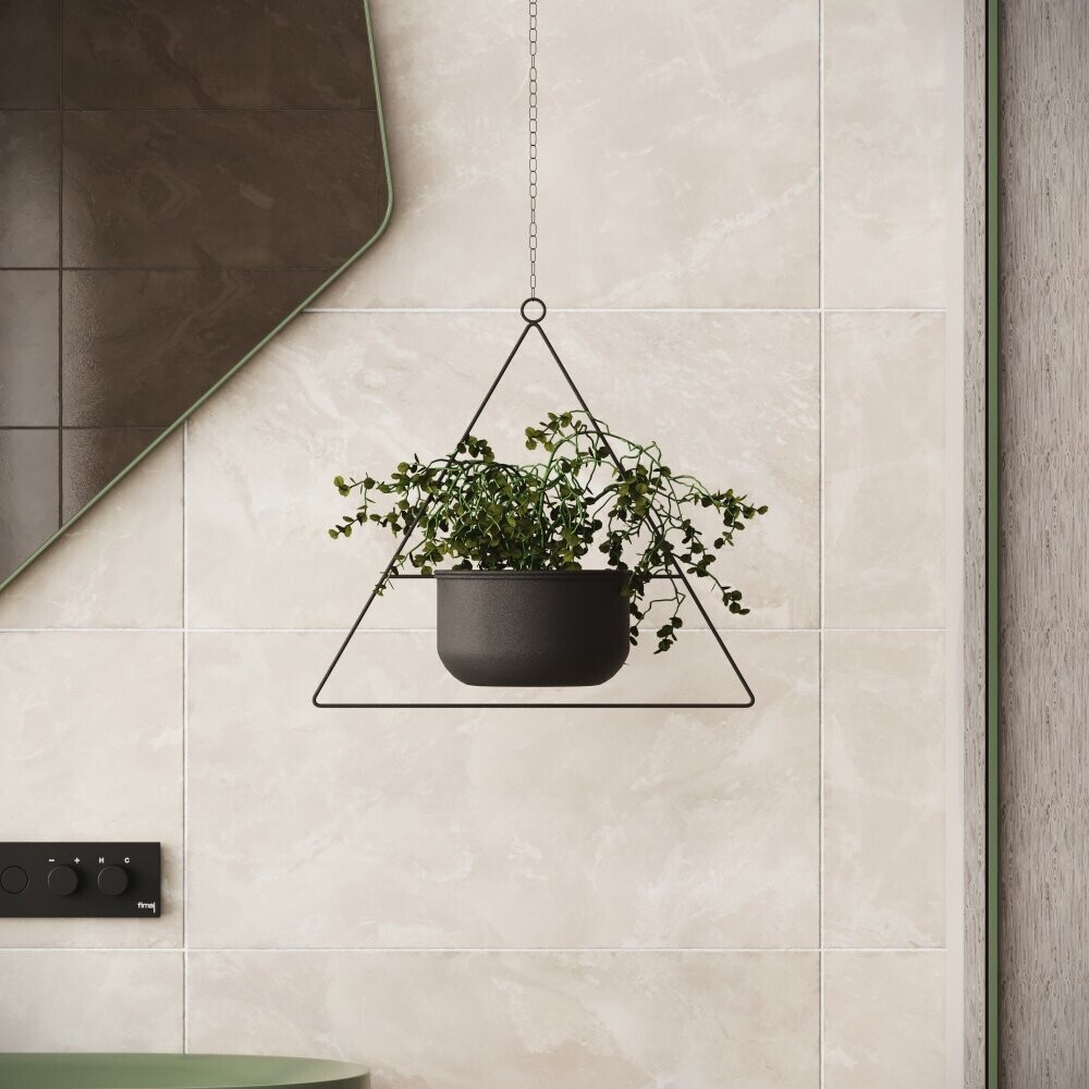 Dekoratívny kvetináč Harpusta - Black