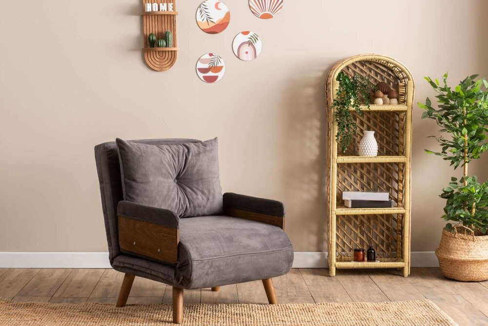 Rozkladacie kreslo Cosmo Single - Grey