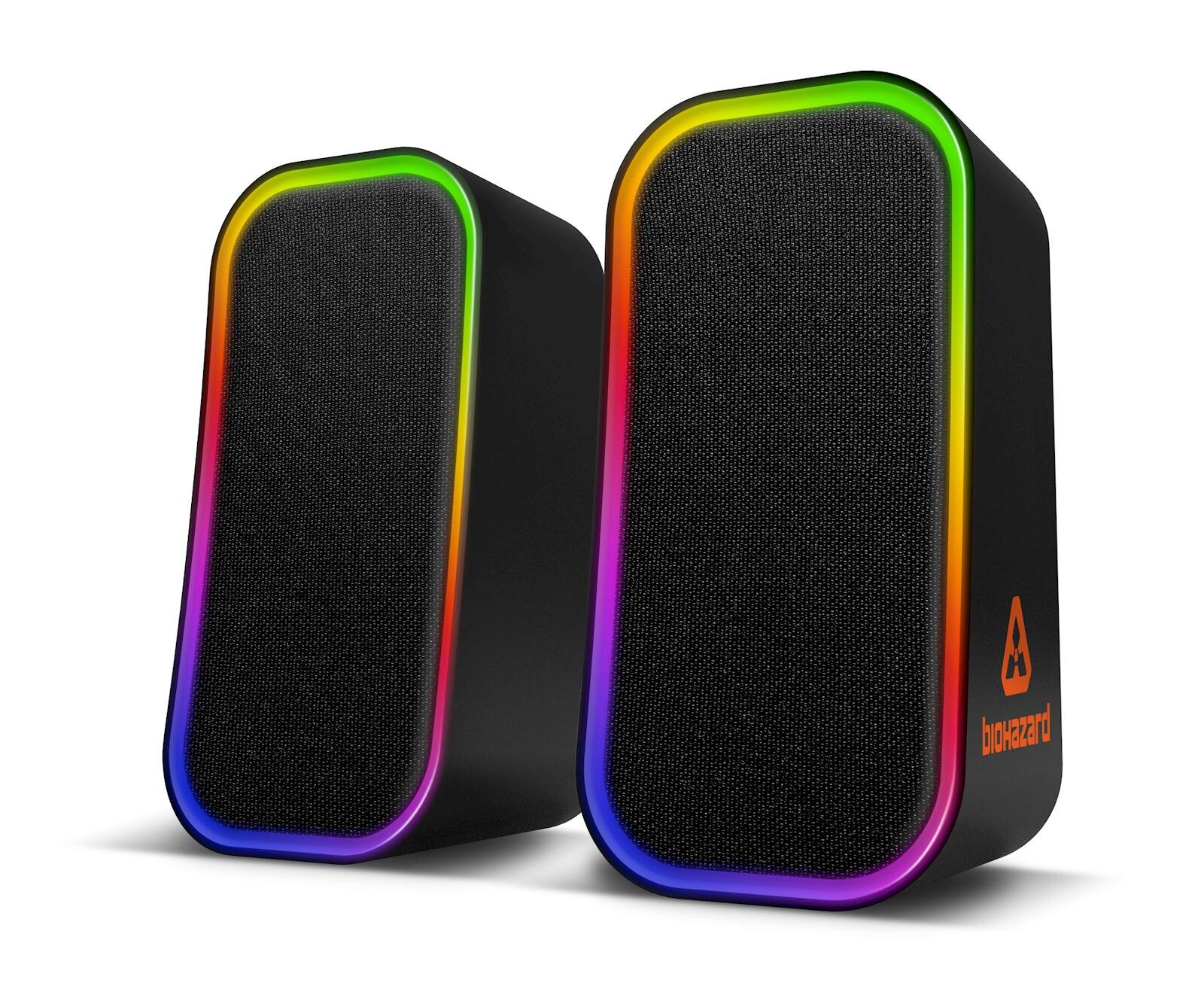 CONNECT IT BIOHAZARD PC reproduktory s pripojením AUX+BT ČIERNE