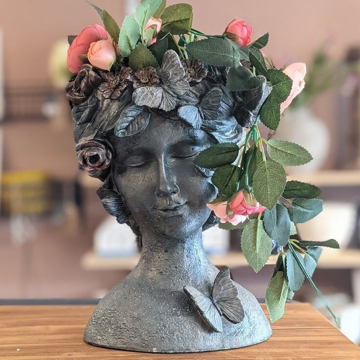 Vase Kelebek - Antique Grey