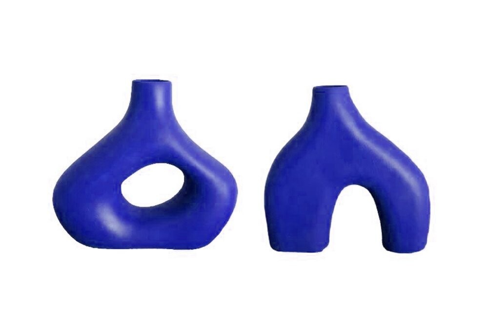 Vase Set Iskandinav - Navy Blue