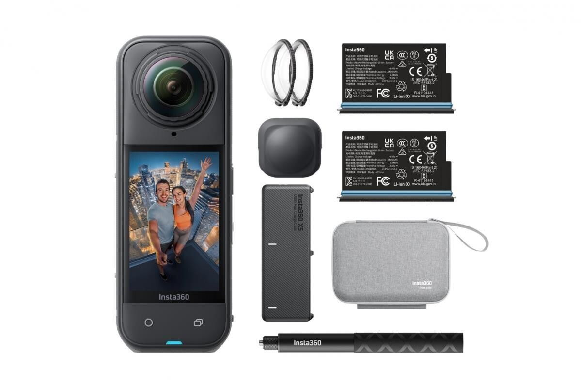 Insta360 X5 Essentials Bundle akčná kamera s príslušenstvom