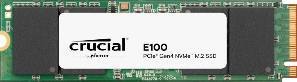 Crucial E100 2TB PCIe Gen4 2280 NVMe M.2 SSD