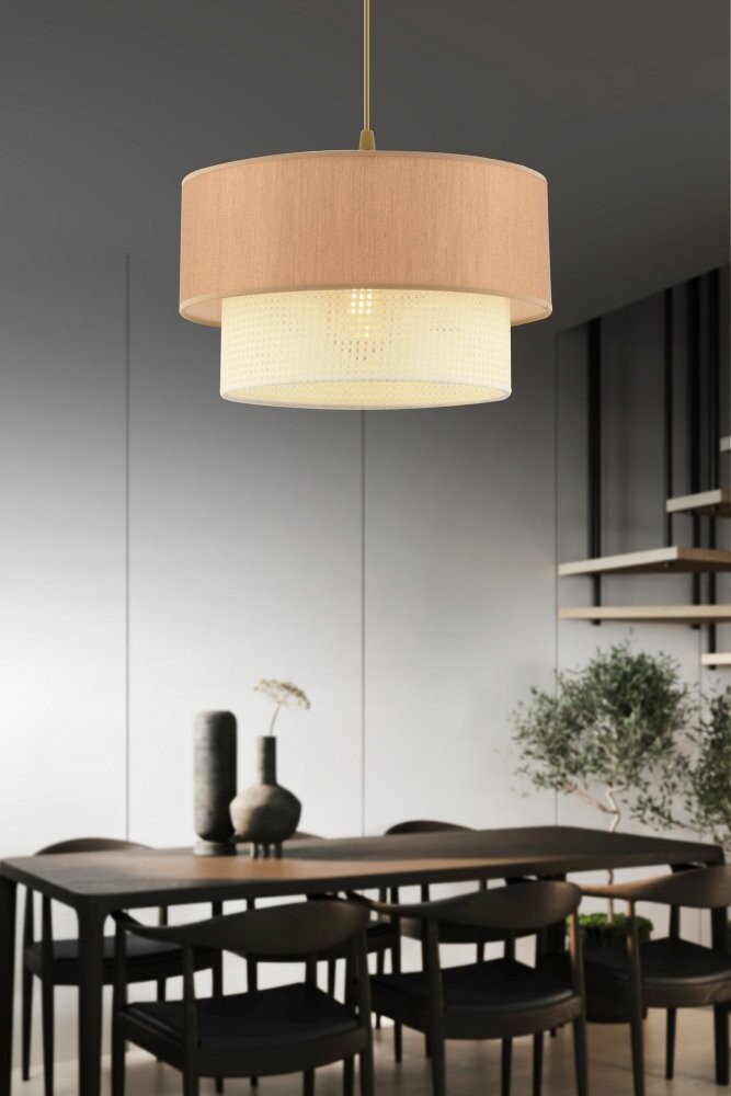 Luster Echo - White, Brown