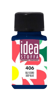 MAIMERI IDEA STOFFA - Farby na textil 406 - deep blue, 60 ml