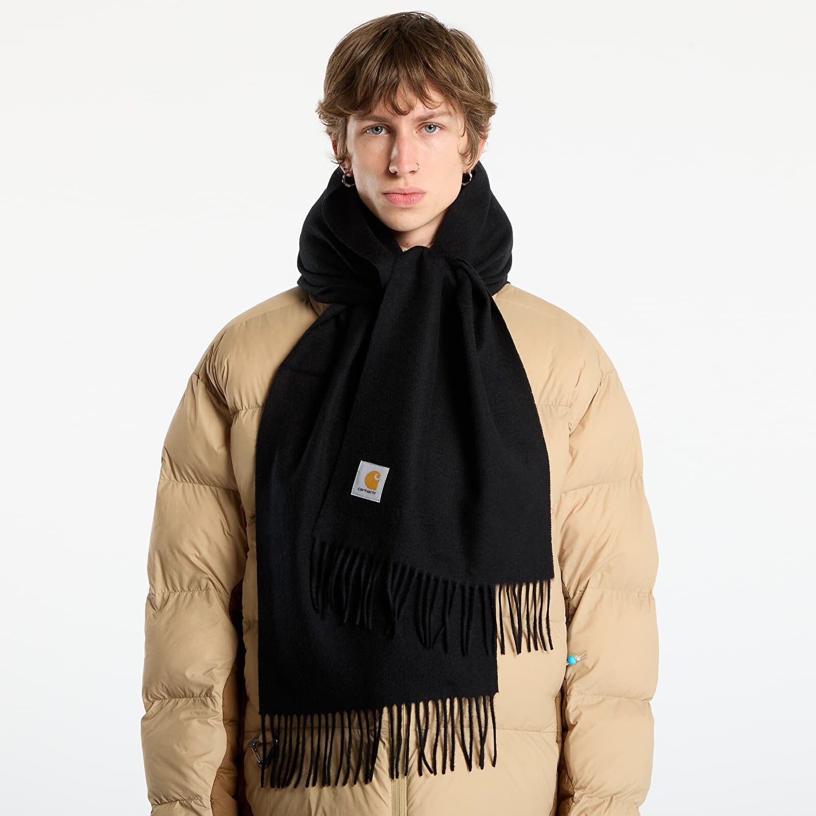 Šál Carhartt WIP Clan Scarf Black Universal