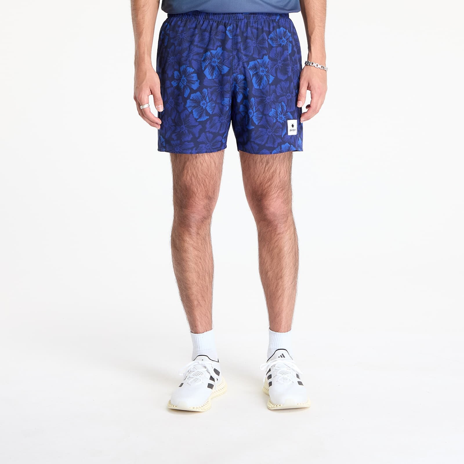 Šortky SAYSKY Flower Pace Shorts 5'' Blue AOP XL