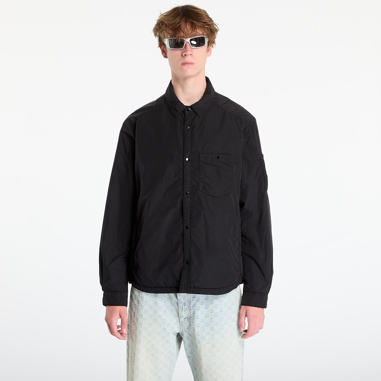Bunda C.P. Company Chrome-R Lens Button Overshirt Black XL