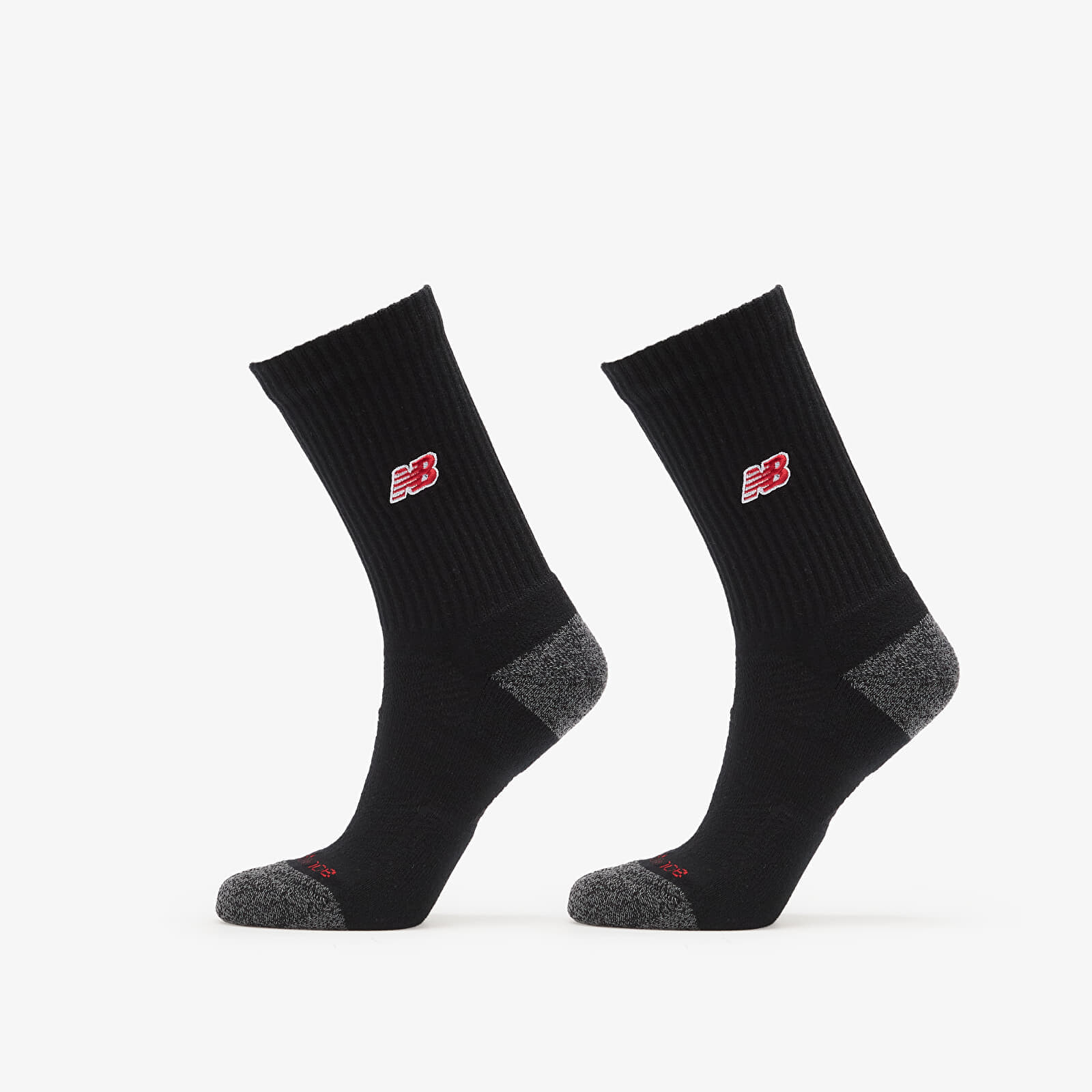 Ponožky New Balance Active Premium Crew Socks 2-Pack Black L