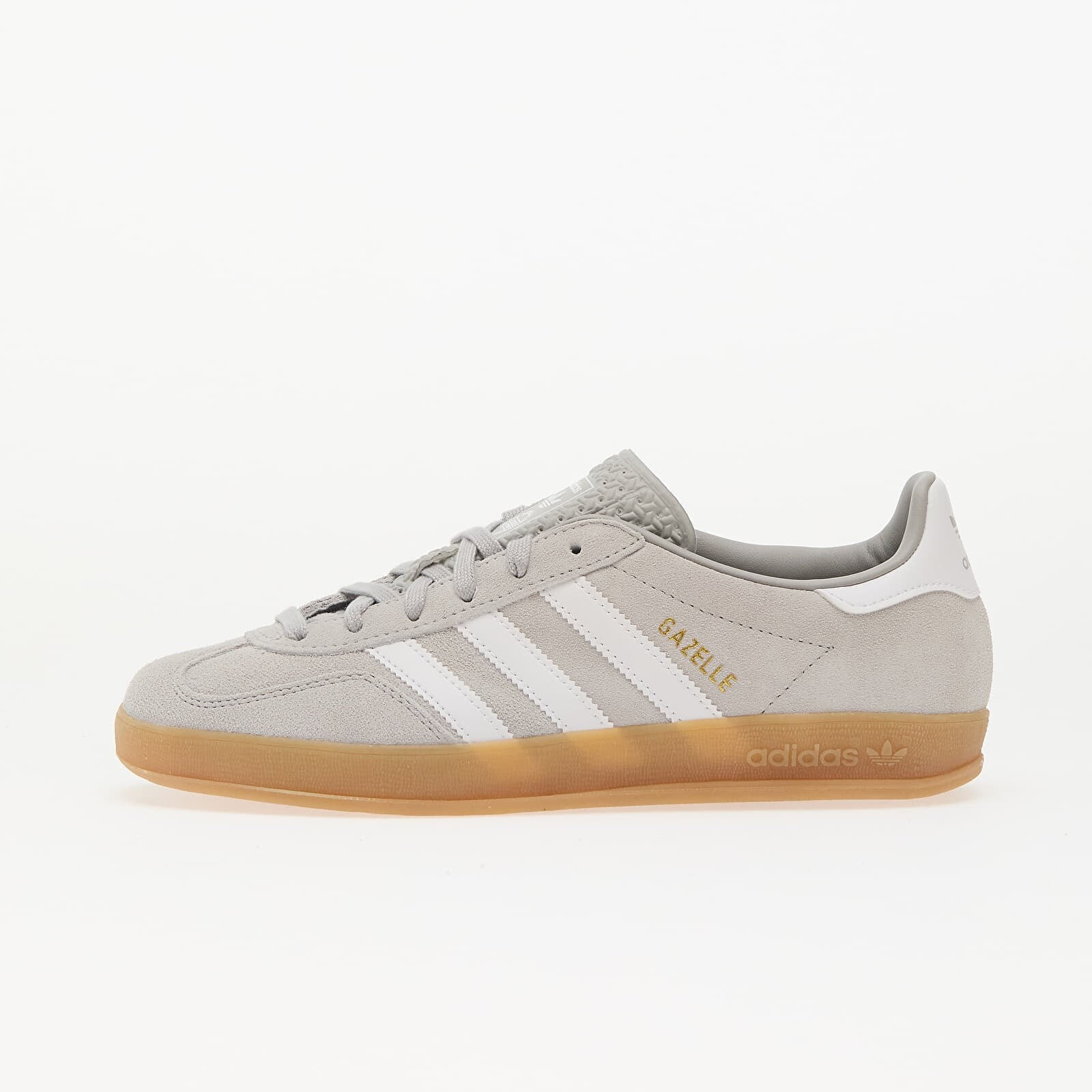 Tenisky adidas Gazelle Indoor Grey Two/ Ftw White/ Gold Metallic EUR 47 1/3