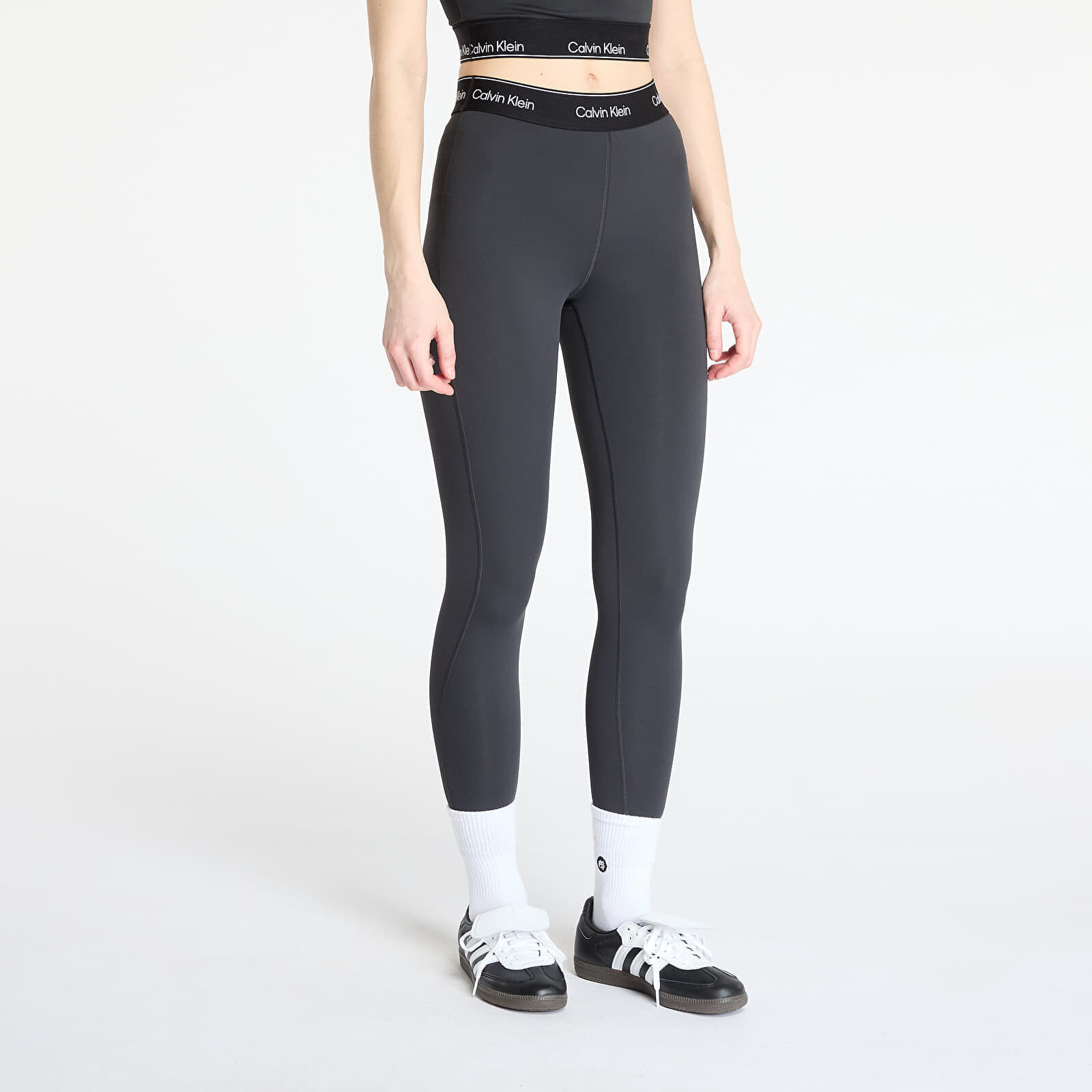 Legíny Calvin Klein Sport Modern Sport High Rise Leggings Black L