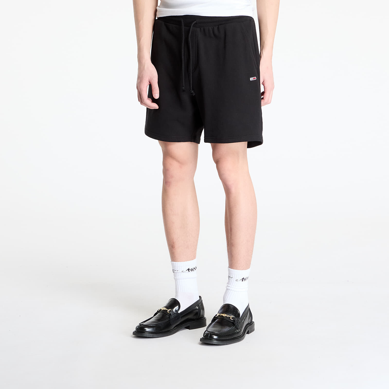 Šortky Tommy Jeans Entry Graphic Sweatshorts Black L