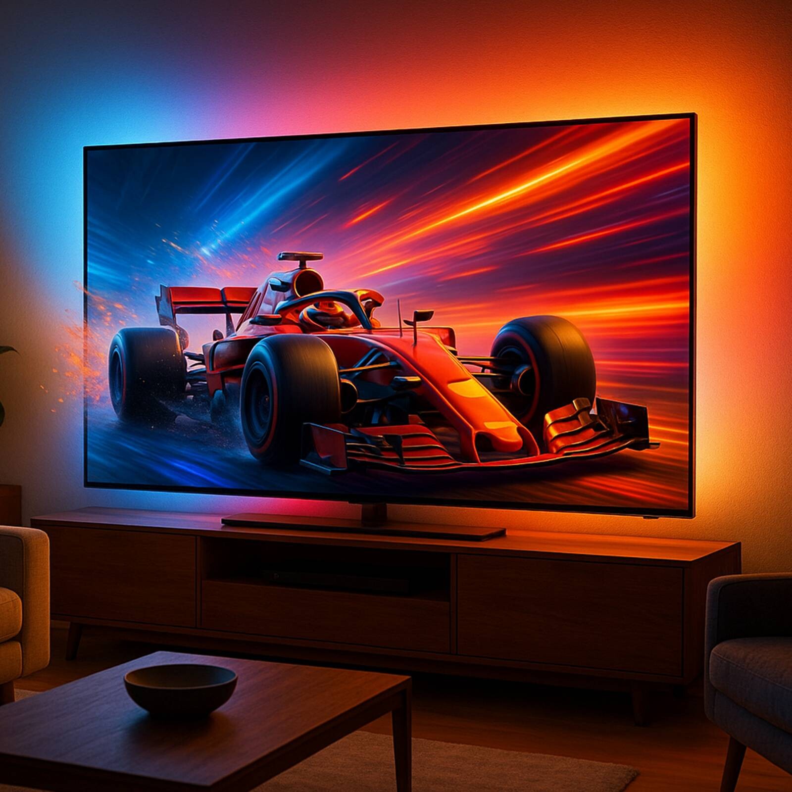 Sada Calex Smart HDMI Sync Box s LED pásikom, 250 cm, RGBW