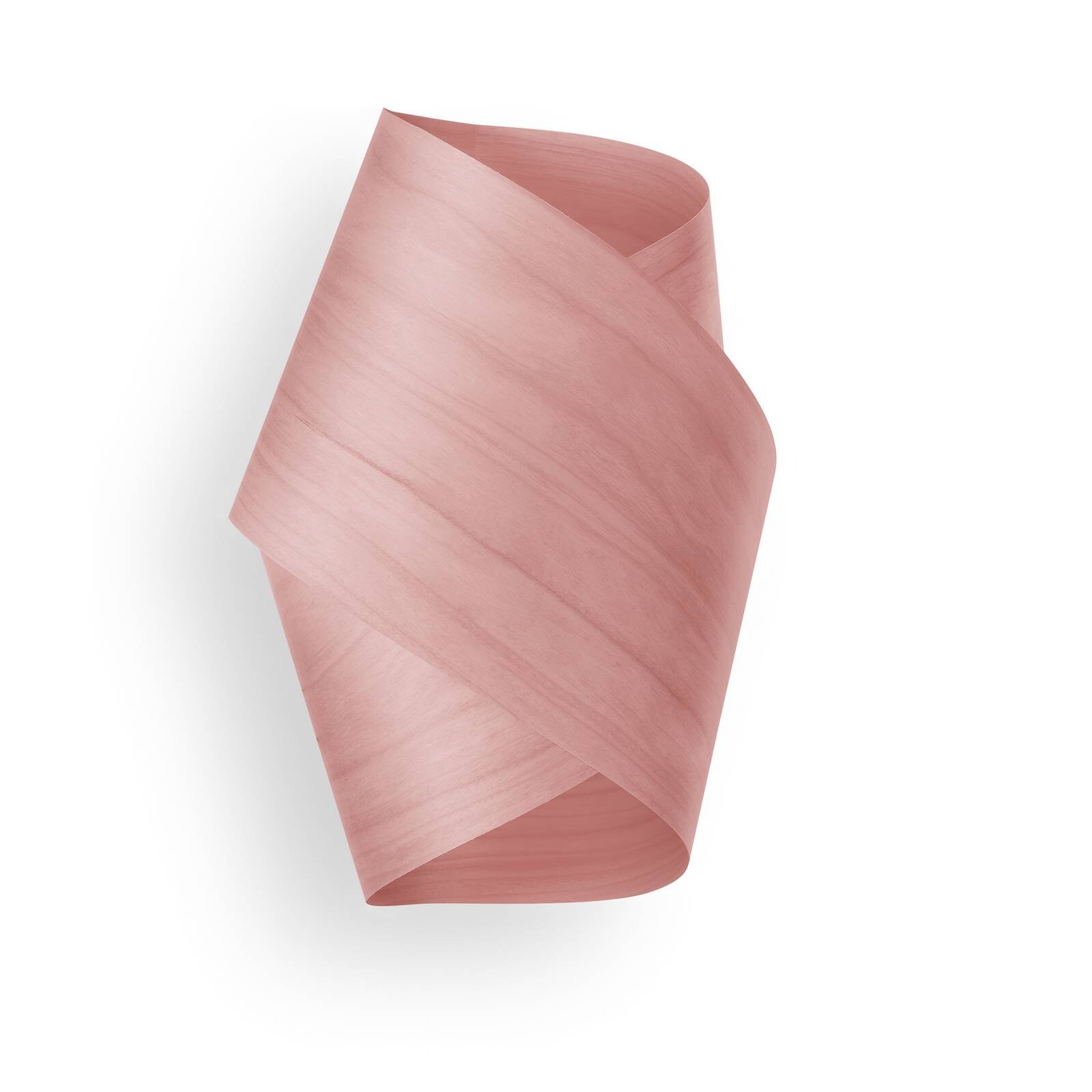 LZF nástenné svetlo Orbit, svetloružová, šírka 19 cm, drevo