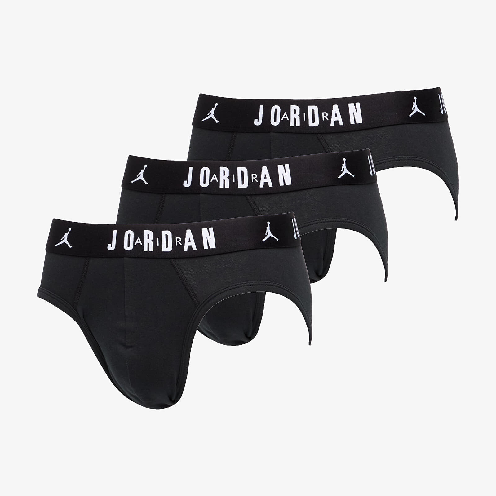 Slipy Jordan Jhm Flight Cotton Brief 3-Pack Black M