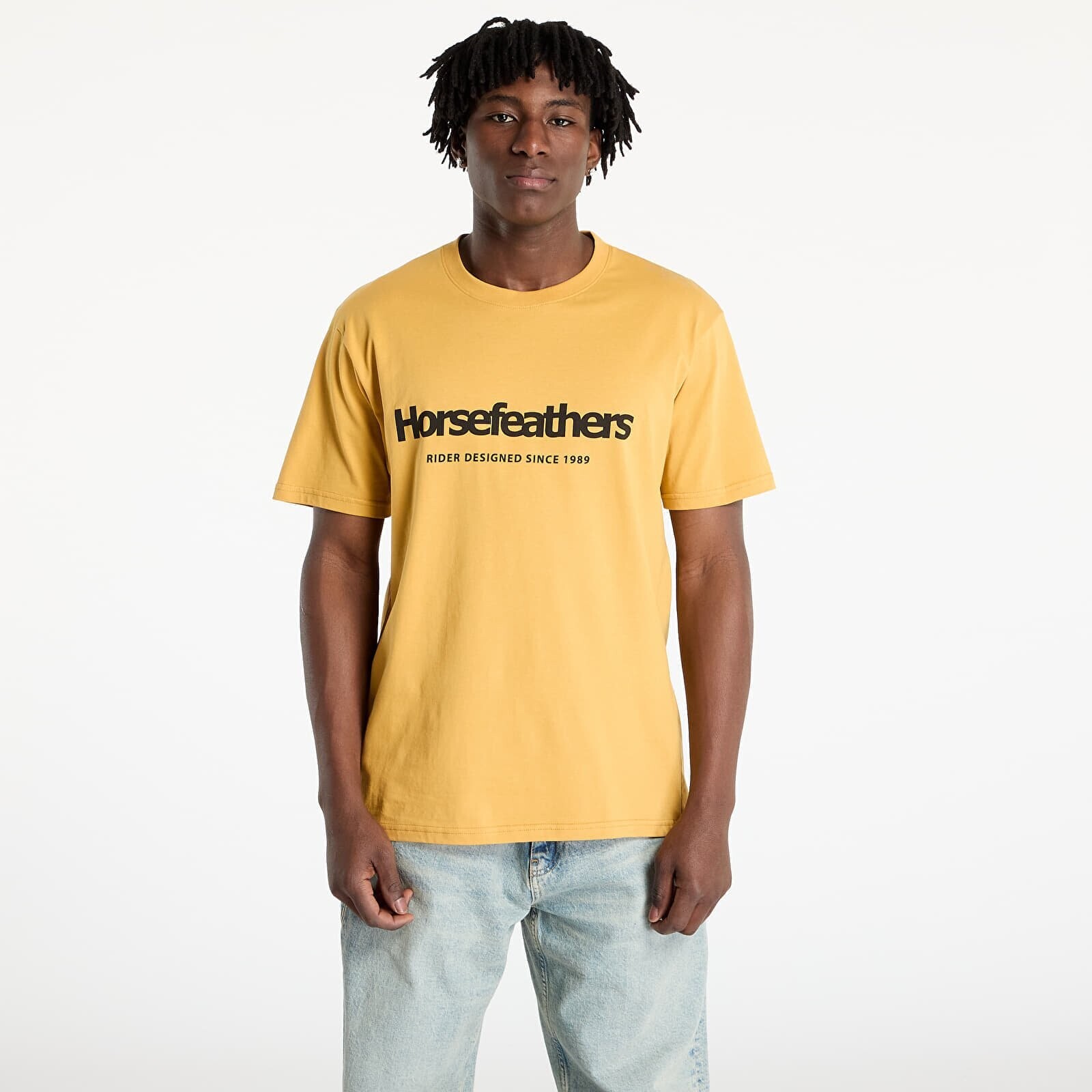 Tričko Horsefeathers Quarter T-Shirt Honey M