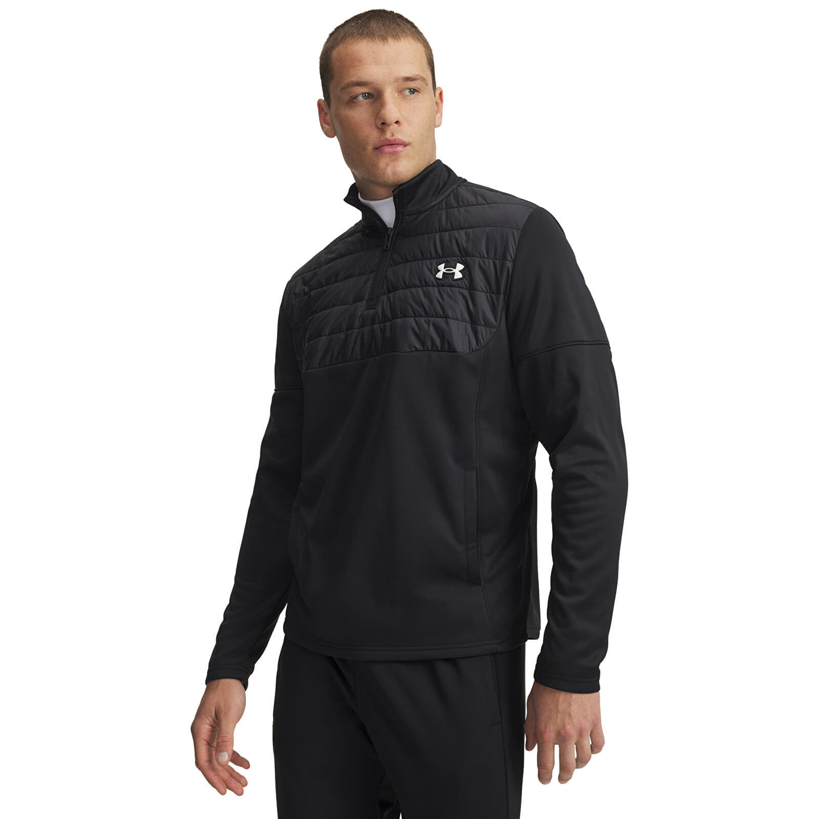 Mikina Under Armour Armour Flc Pro Utility Qz Black XXXL