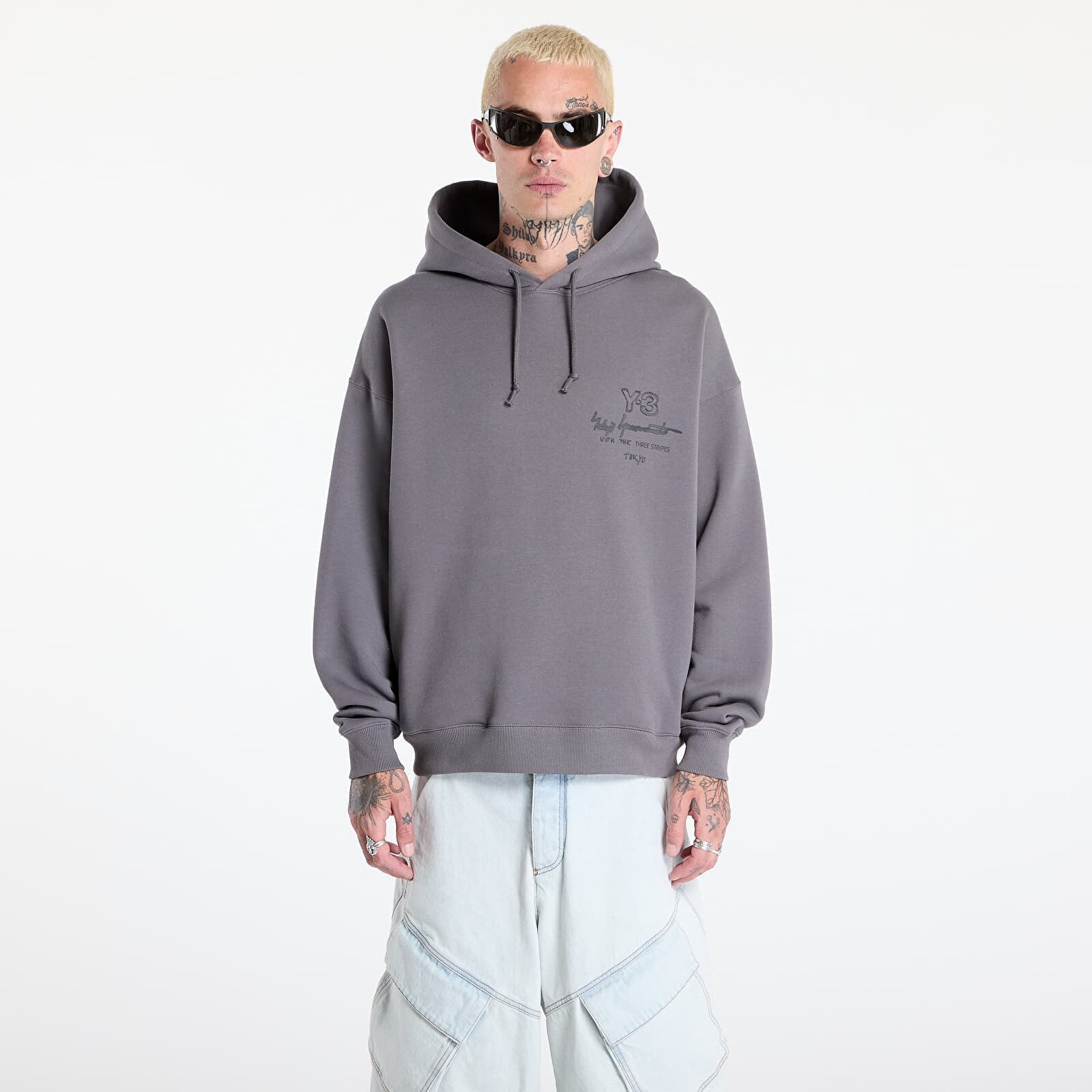 Mikina Y-3 M Merch Hoodie Granite M