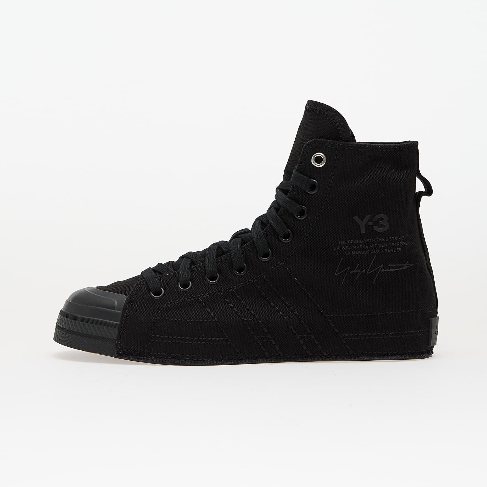 Tenisky Y-3 Nizza Hi Black/ Black/ Black EUR 41 1/3