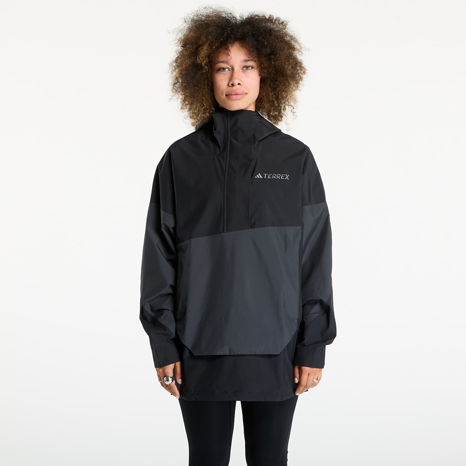 Bunda adidas Terrex Xploric 2.5L Climaproof Anorak Black/ Carbon XS