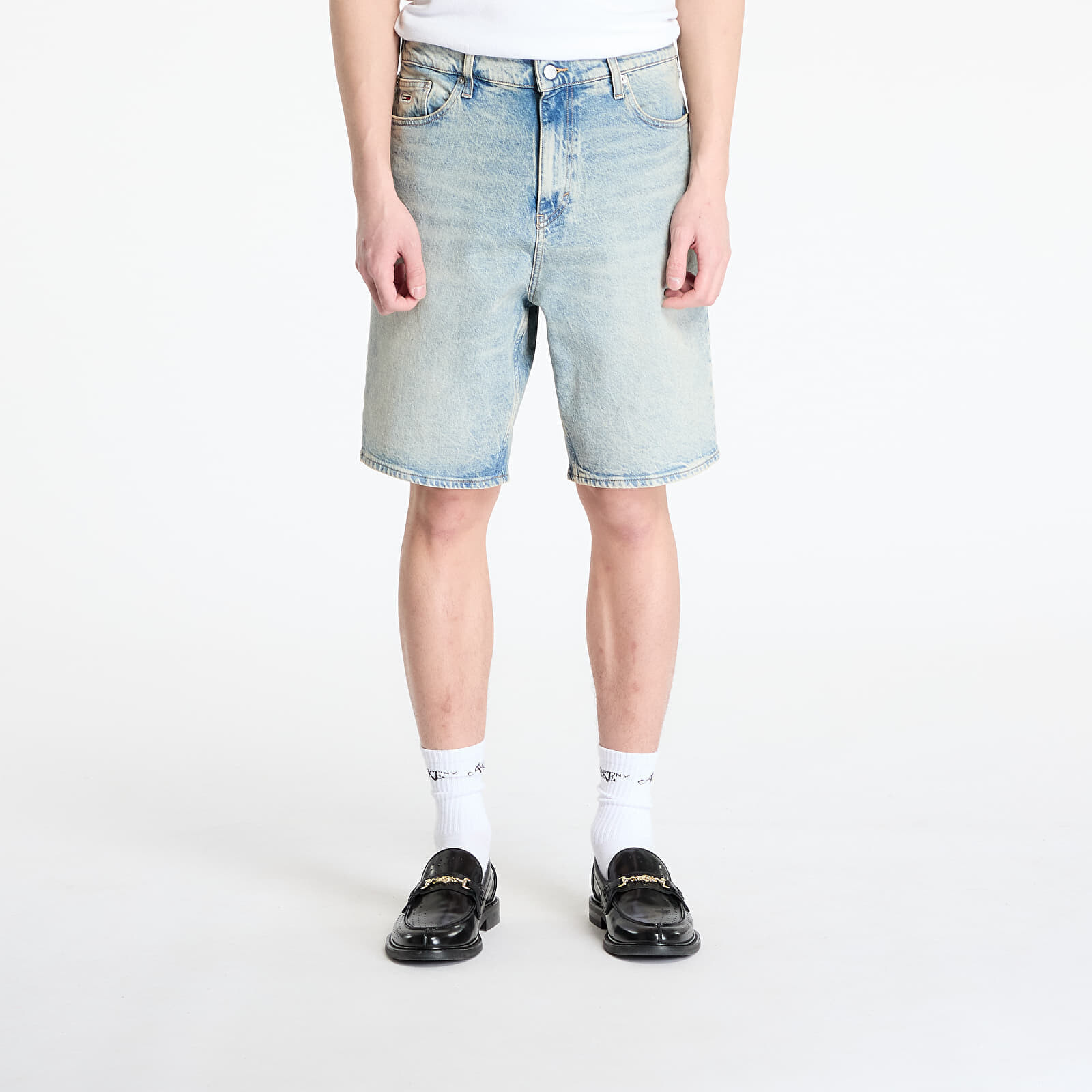 Šortky Tommy Jeans Isaac Relaxed Short Bi6 5 Pocket Shorts Denim 33