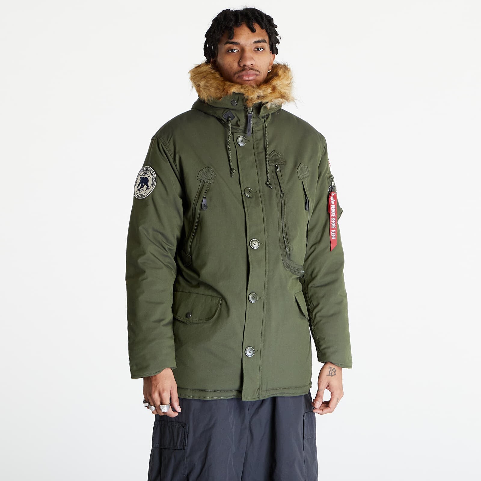 Bunda Alpha Industries Polar Jacket Olive L