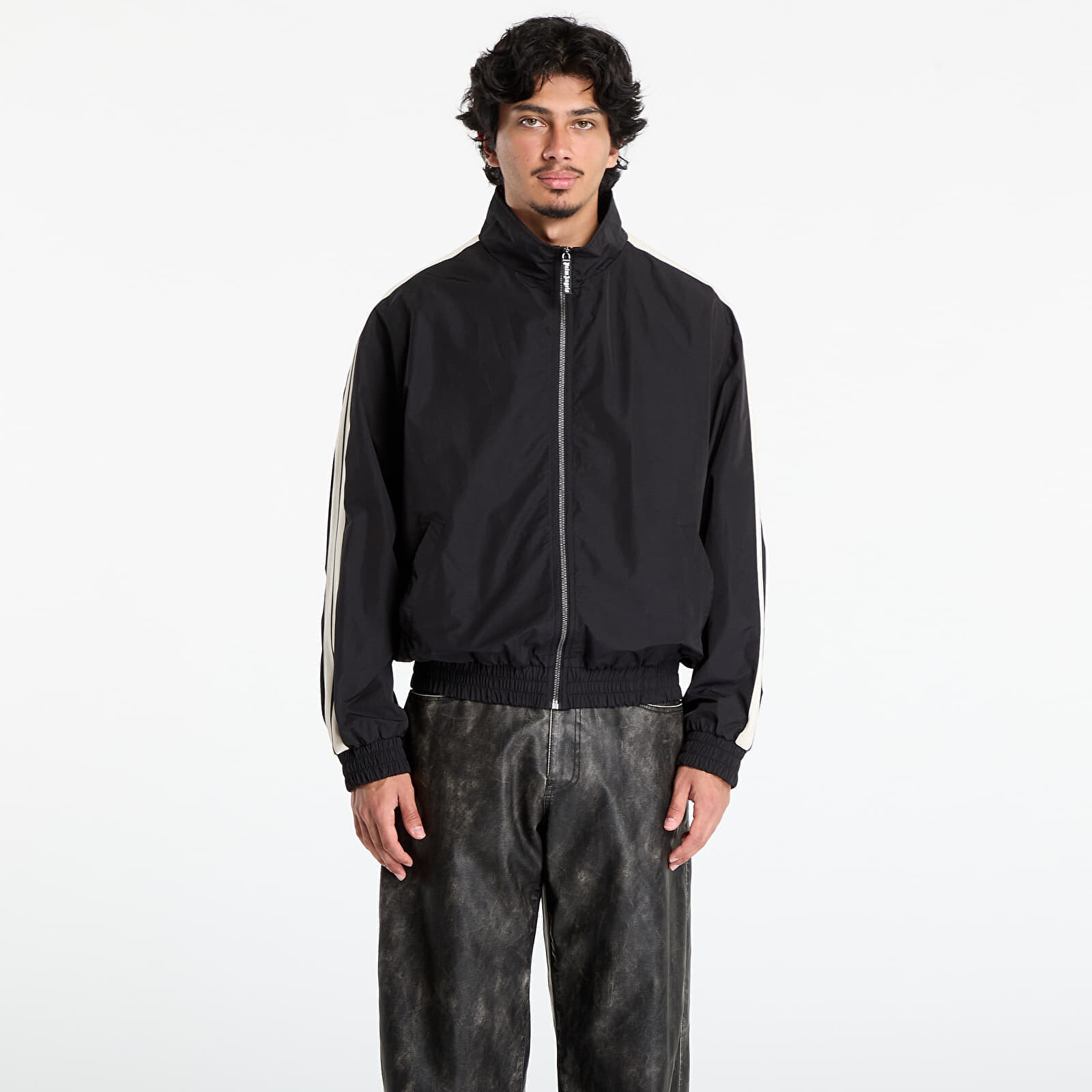 Bunda Palm Angels Classic Logo Trk Windbreaker Black/ Off White XXL