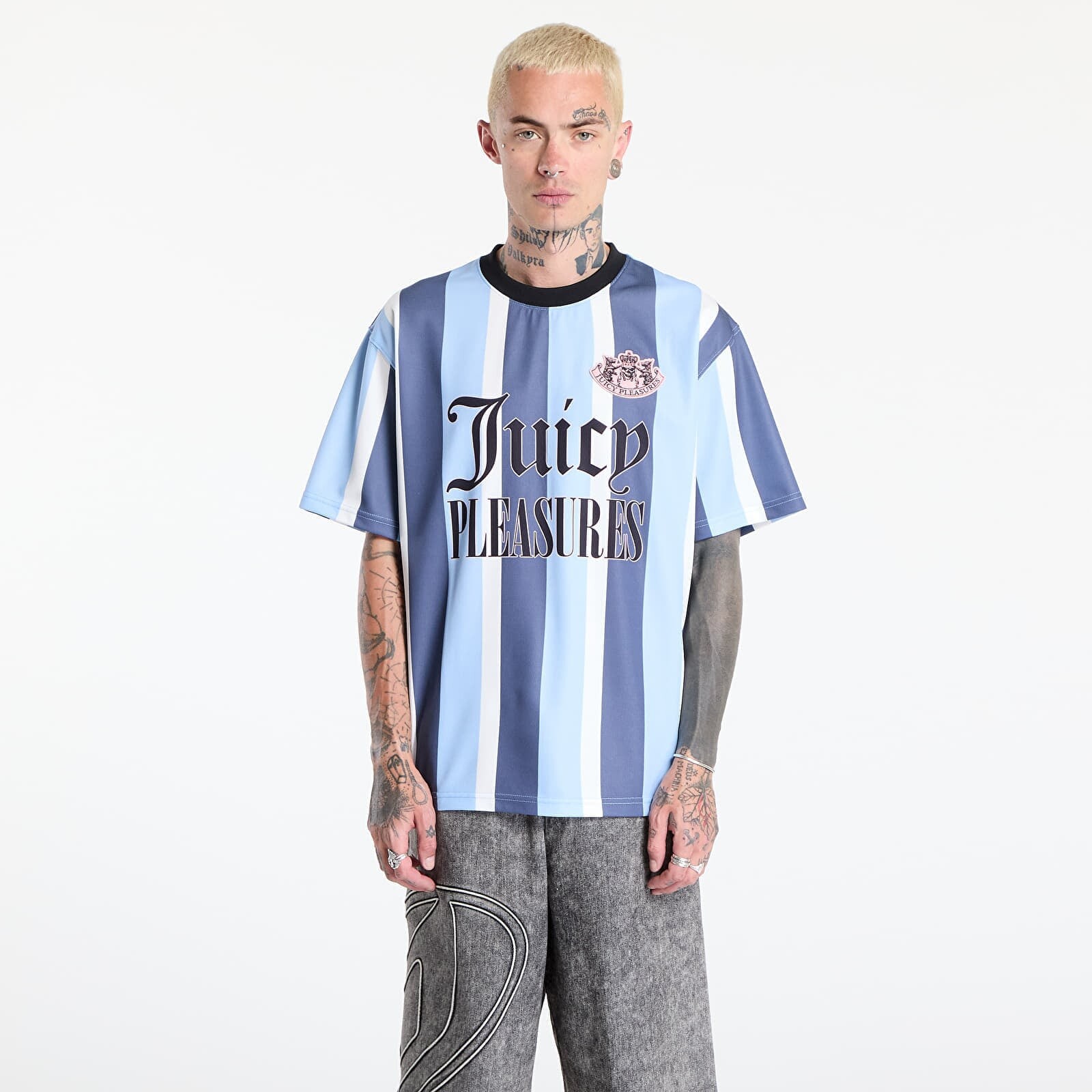 Tričko PLEASURES Jpfc Sport Shirt Blue XXL