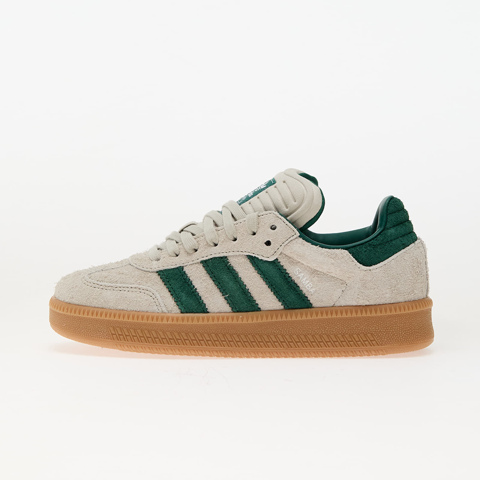 Tenisky adidas Samba Xlg Putty Grey/ Collegiate Green/ Gum 3 EUR 43 1/3