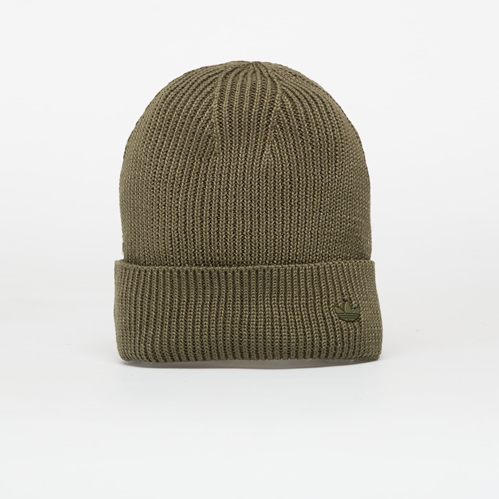 Čiapka adidas Everyday Icons Beanie With Tonal Metal Trefoil Olive Strata S