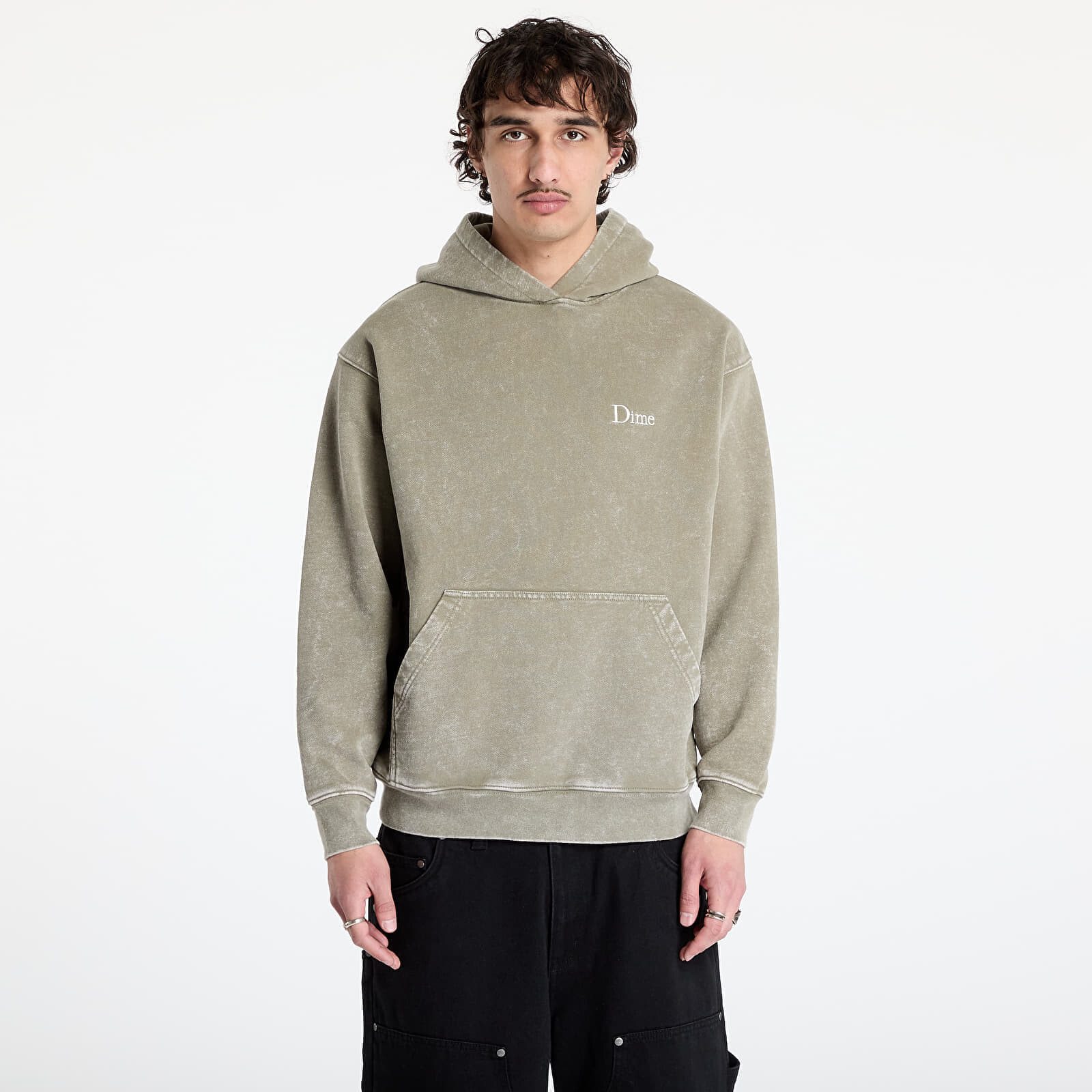 Mikina DIME Classic French Terry Hoodie UNISEX Faded Cement S