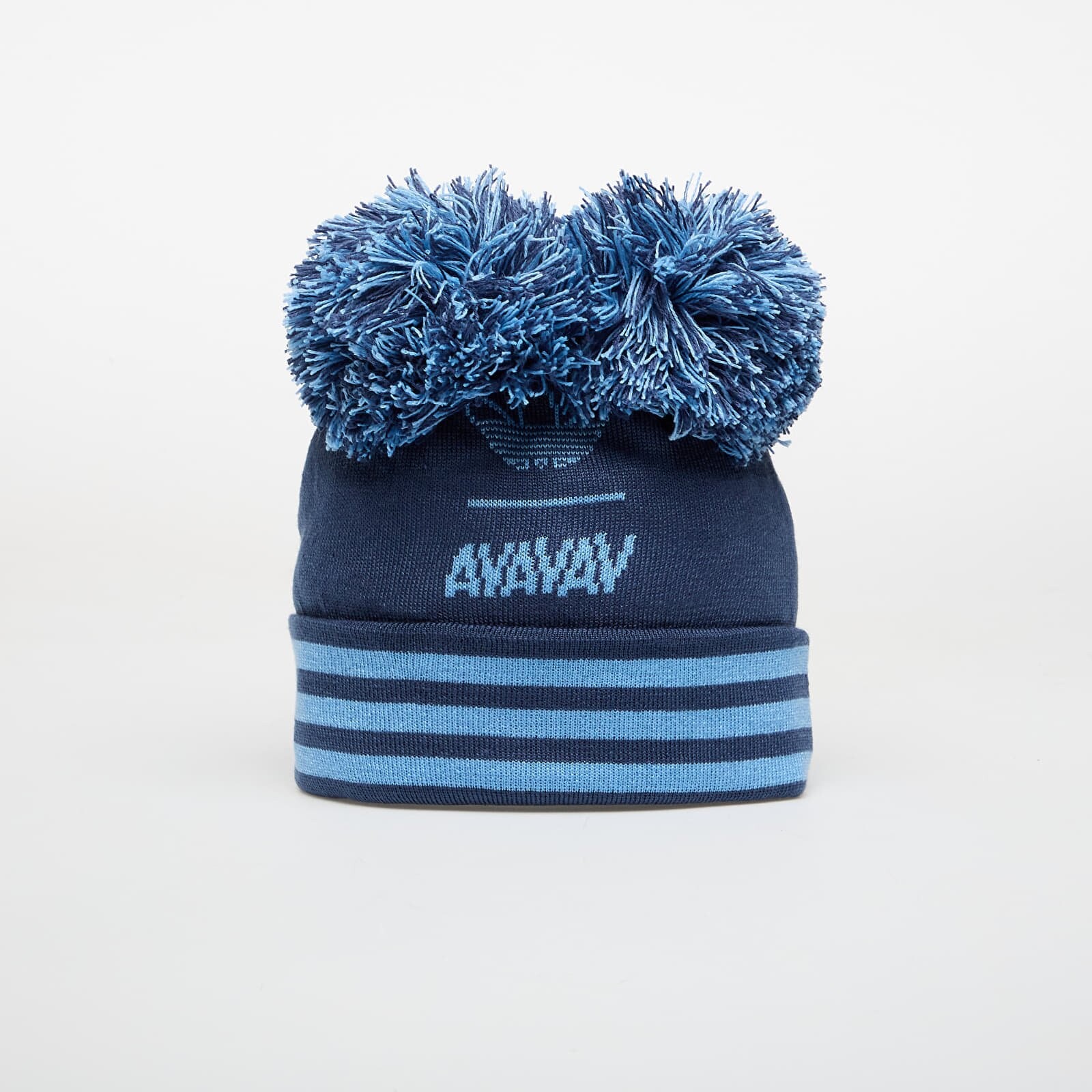 Čiapka adidas x AVAVAV Pom Pom Beanie Navy Marine/ Light Blue OSFM