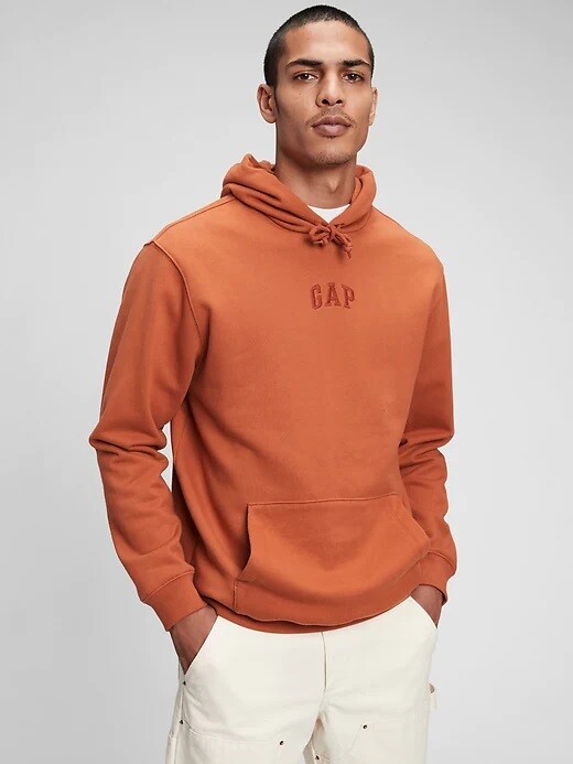 GAP Sweatshirt Logo fleece pocket hoodie - Men's