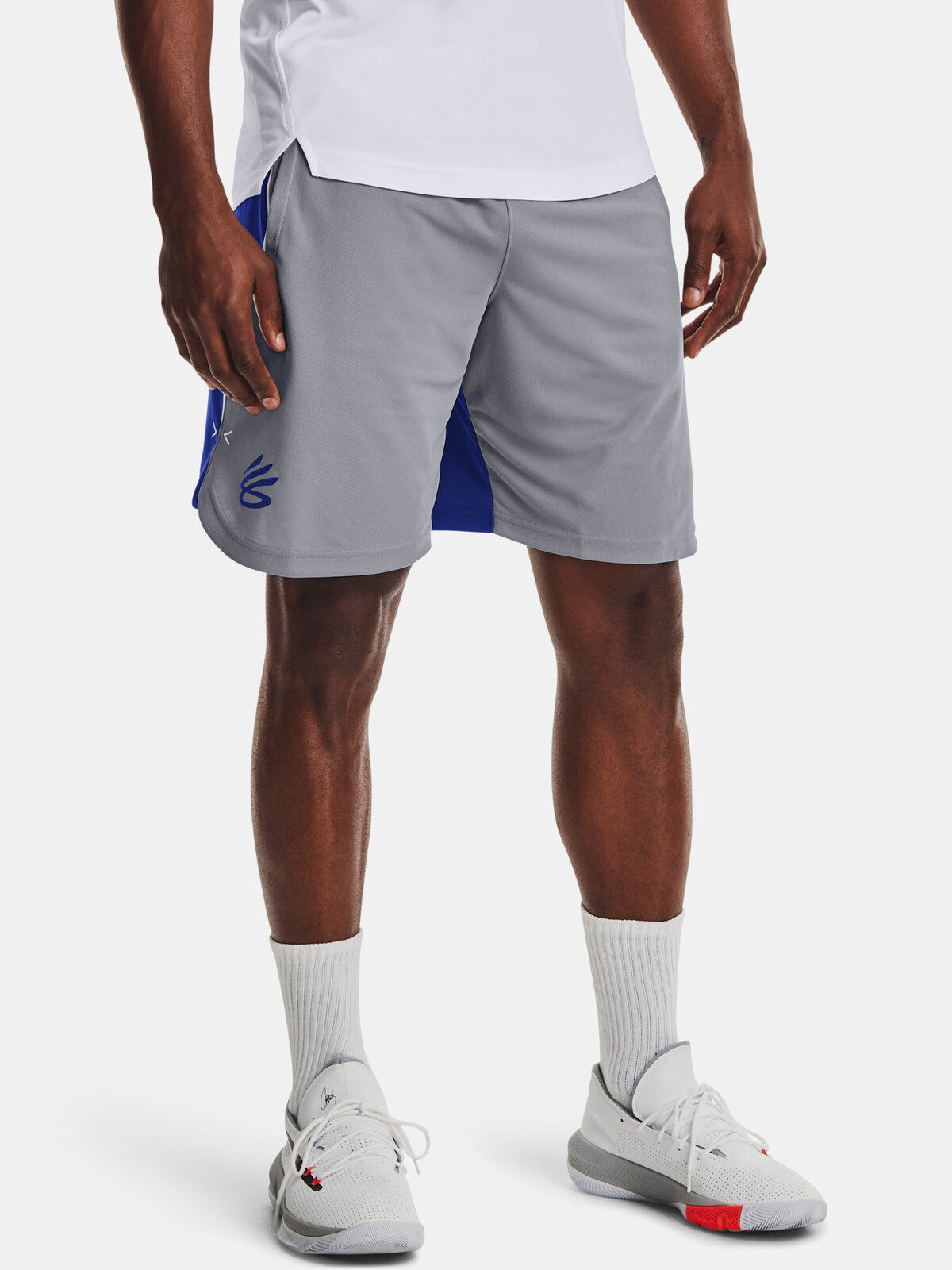 Šortky Under Armour CURRY UNDRTD SPLASH SHORT - šedá