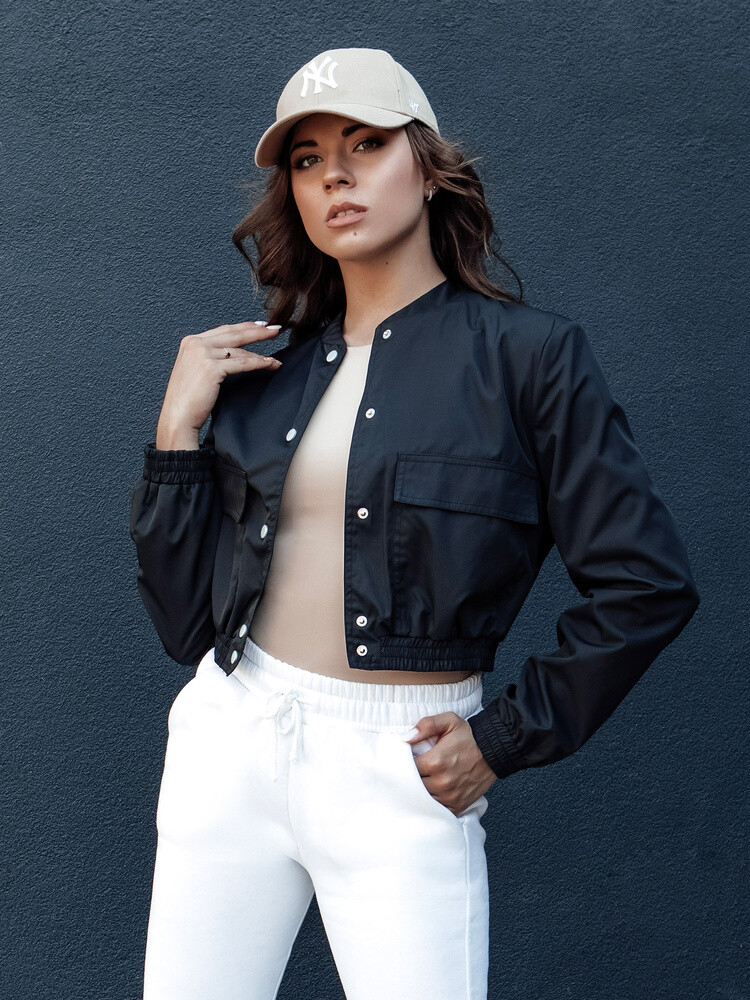 Kurtka damska przejściowa KADYS czarna Dstreet