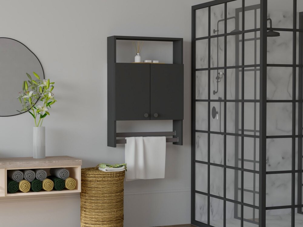 Kúpeľňová skrinka Ela - Anthracite v2