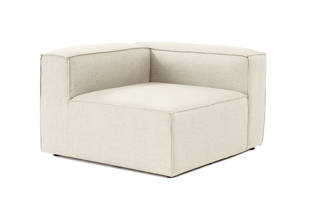 Kreslo / Jednomiestna pohovka Fora L1 - Ecru