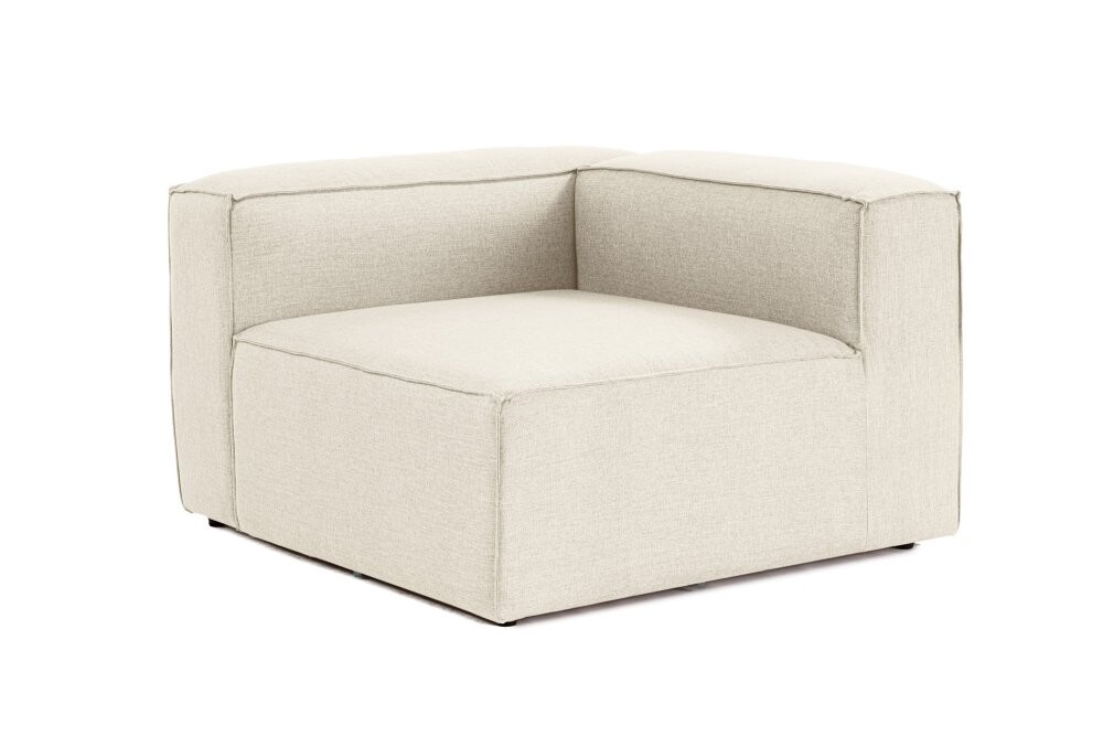 Kreslo / Jednomiestna pohovka Fora 1R - Ecru